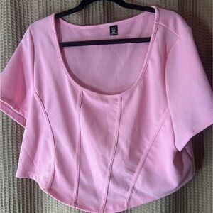 Forever 21 Light Pink Crop Top